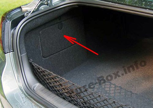 Расположение предохранителей в багажнике: Chevrolet SS